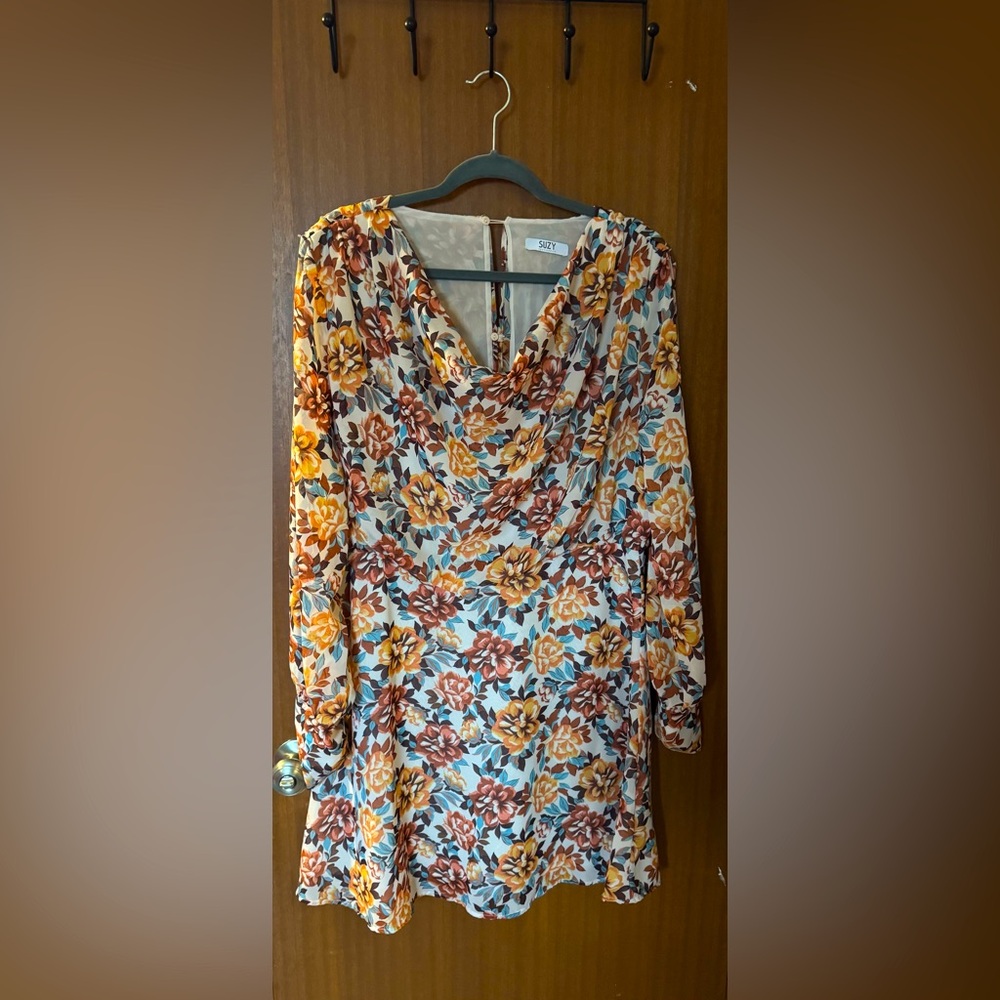 Floral Long Sleeve Dress